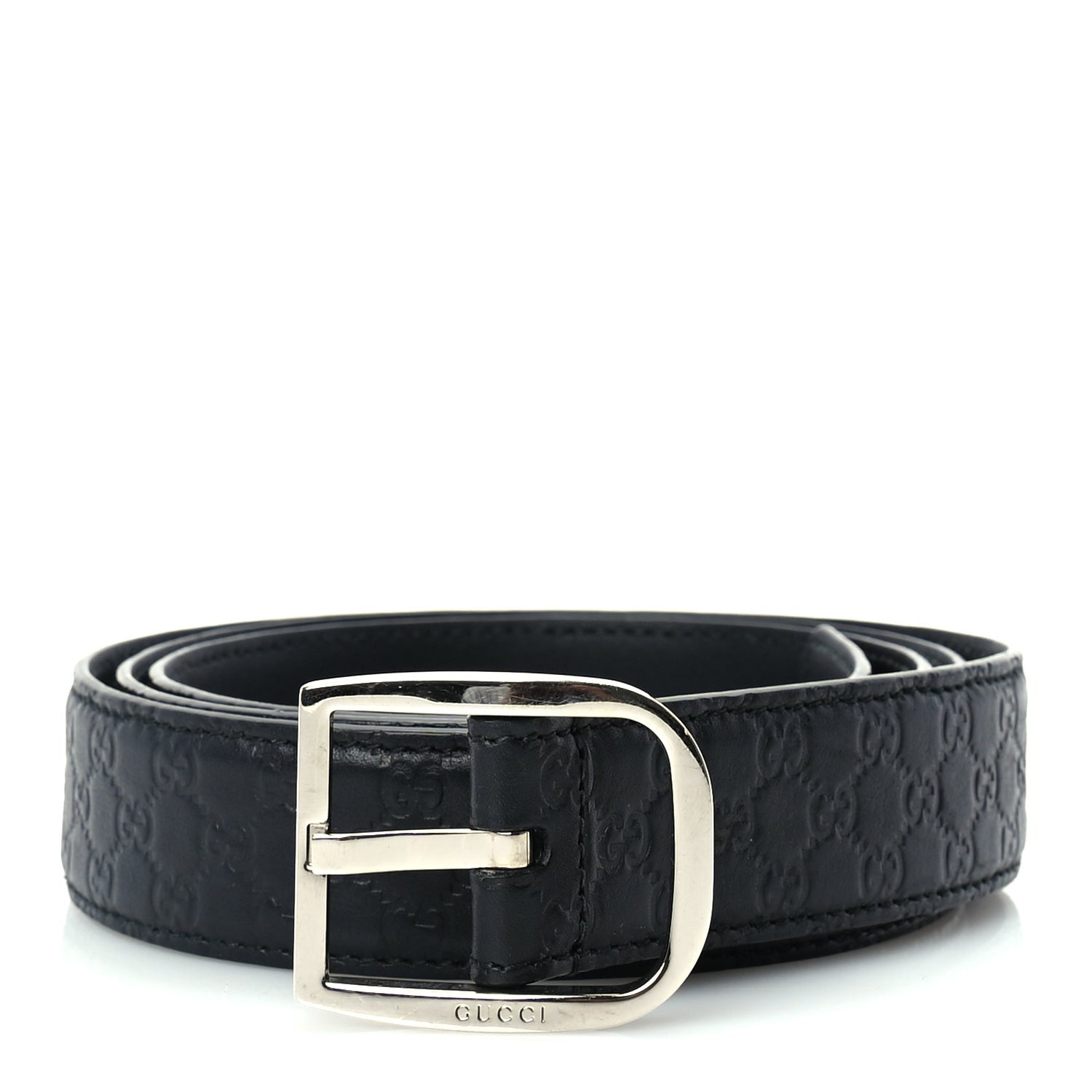 Gucci ssima Belt 105 42  Black 1 of 5