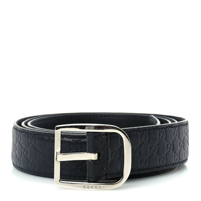 Gucci ssima Belt 105 42  Black 1 of 5