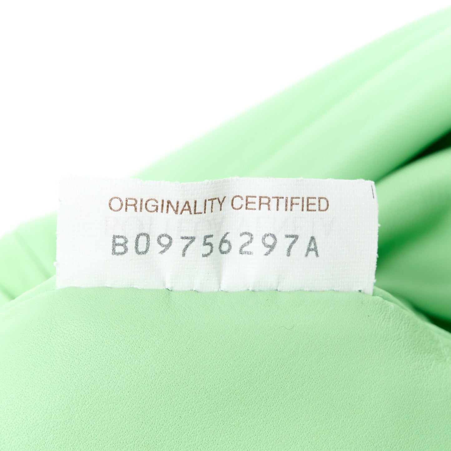 Calfskin Teen Pouch Wasabi