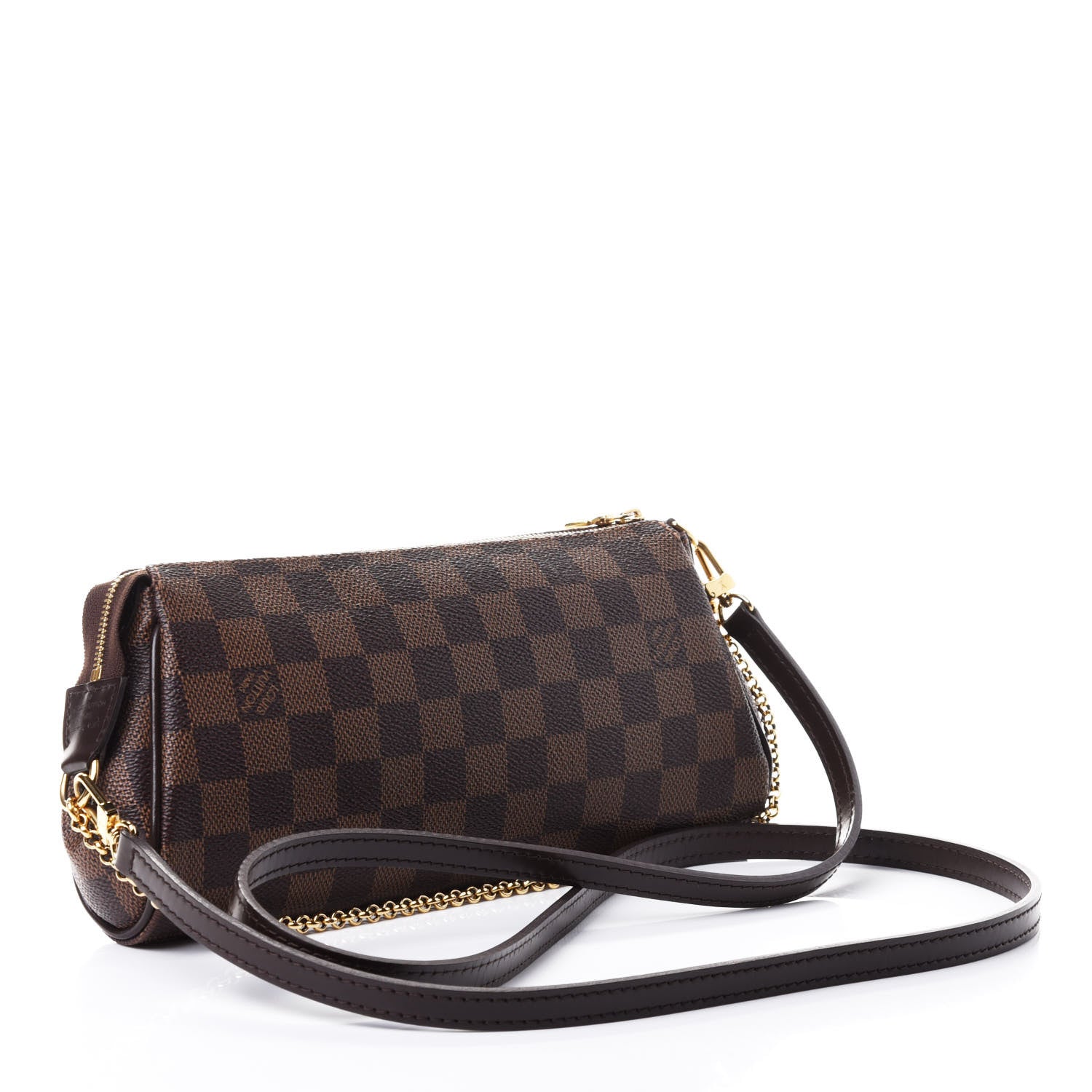Louis Vuitton Damier Ebene Eva Clutch 2 of 4