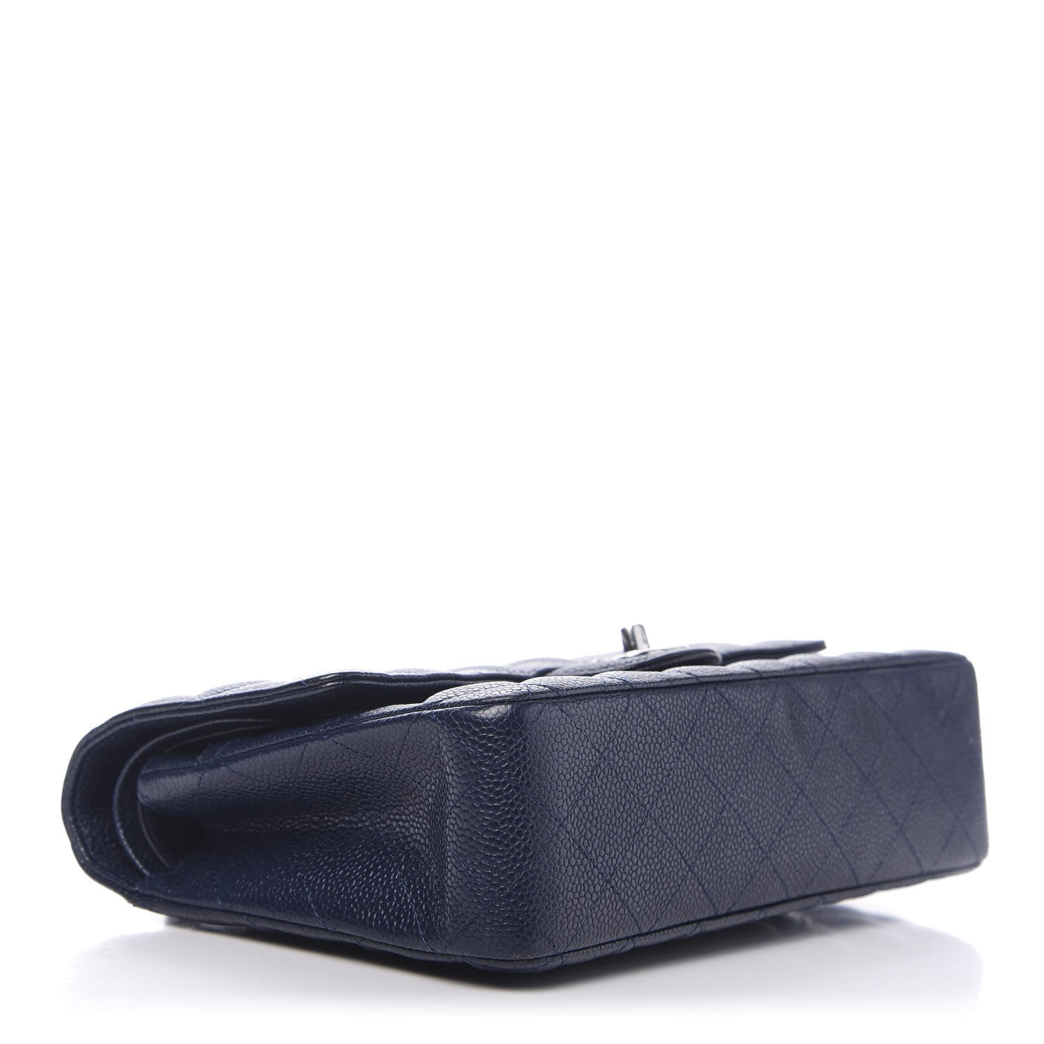 Chanel Caviar Quilted Medium Double Flap Navy 5 of 11