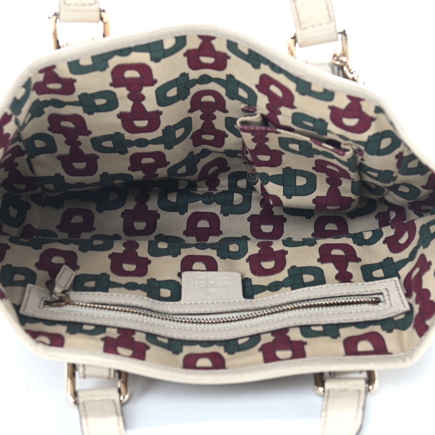 Gucci Monogram Small Jolicoeur Tote White 5 of 16