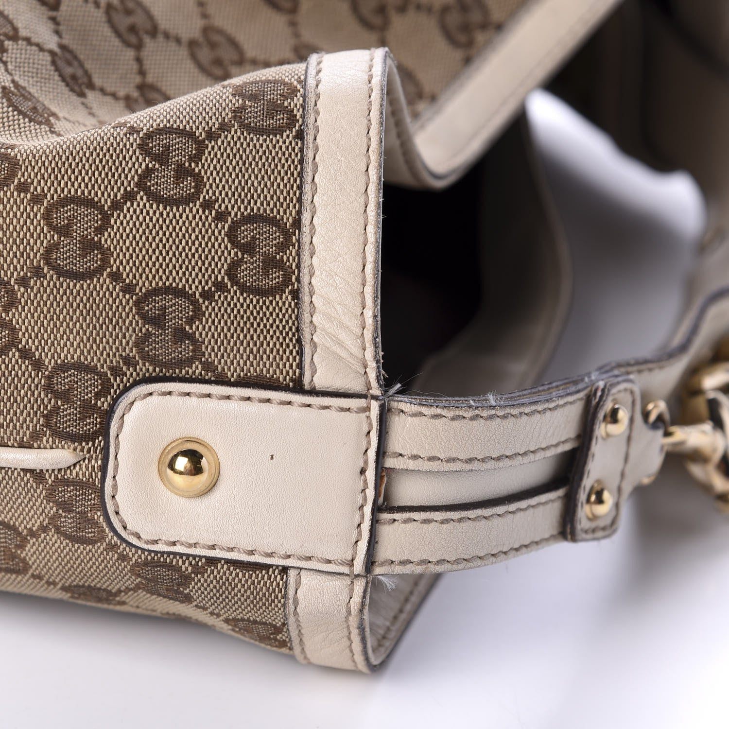 Gucci Monogram Large Wave Hobo Off White 16 of 18