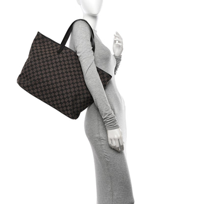 Gucci Monogram Large Tote Dark Brown 2 of 12