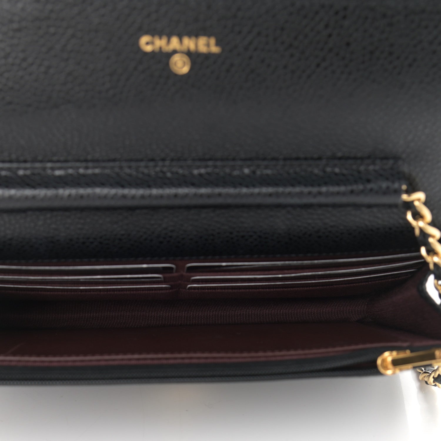 Chanel Caviar Quilted Wallet On Chain WOC Black 5 of 11