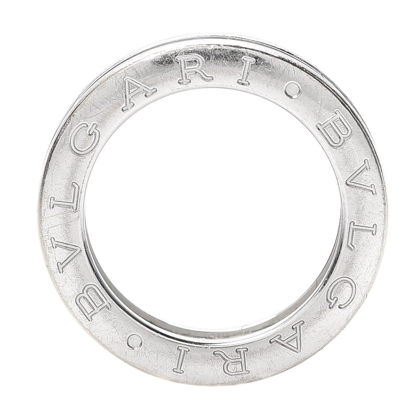 18K White Gold B.Zero1 One-Band Ring 48 4.5
