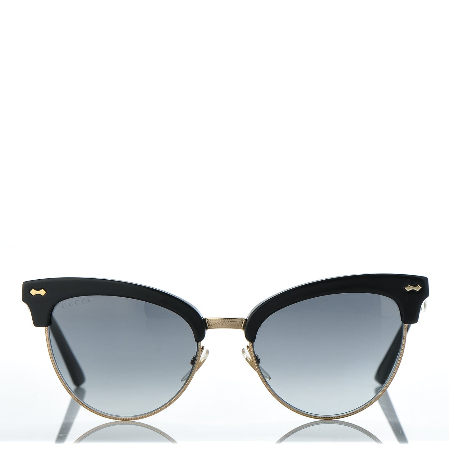 Damascato Cat Eye GG 4283/S Sunglasses Black Gold
