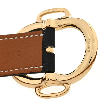 Hermes Swift Buckle Wrap Bracelet T2 Black Black 4 of 5