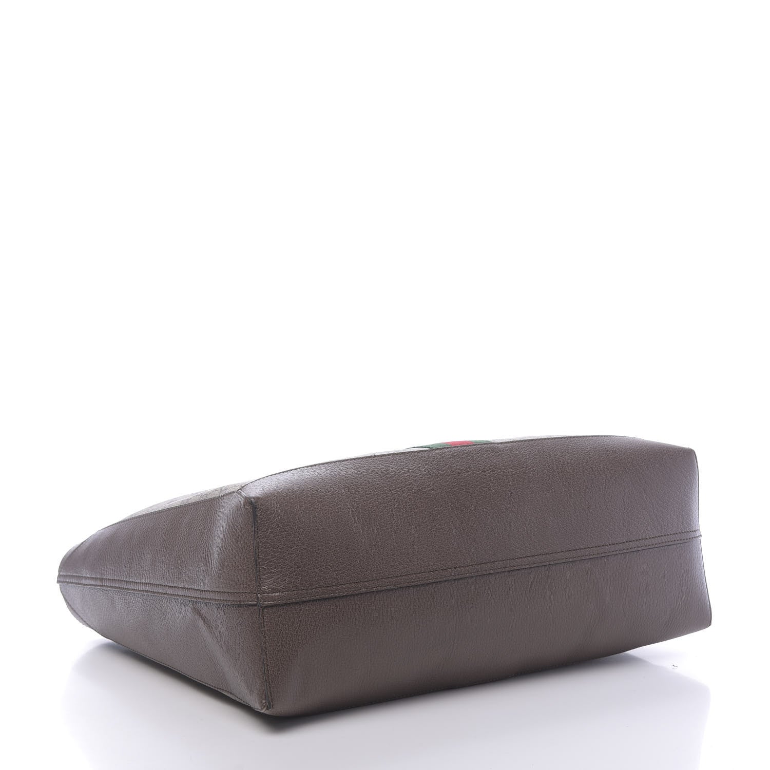 Gucci GG Supreme Monogram Web Ophidia Tote Brown 4 of 10