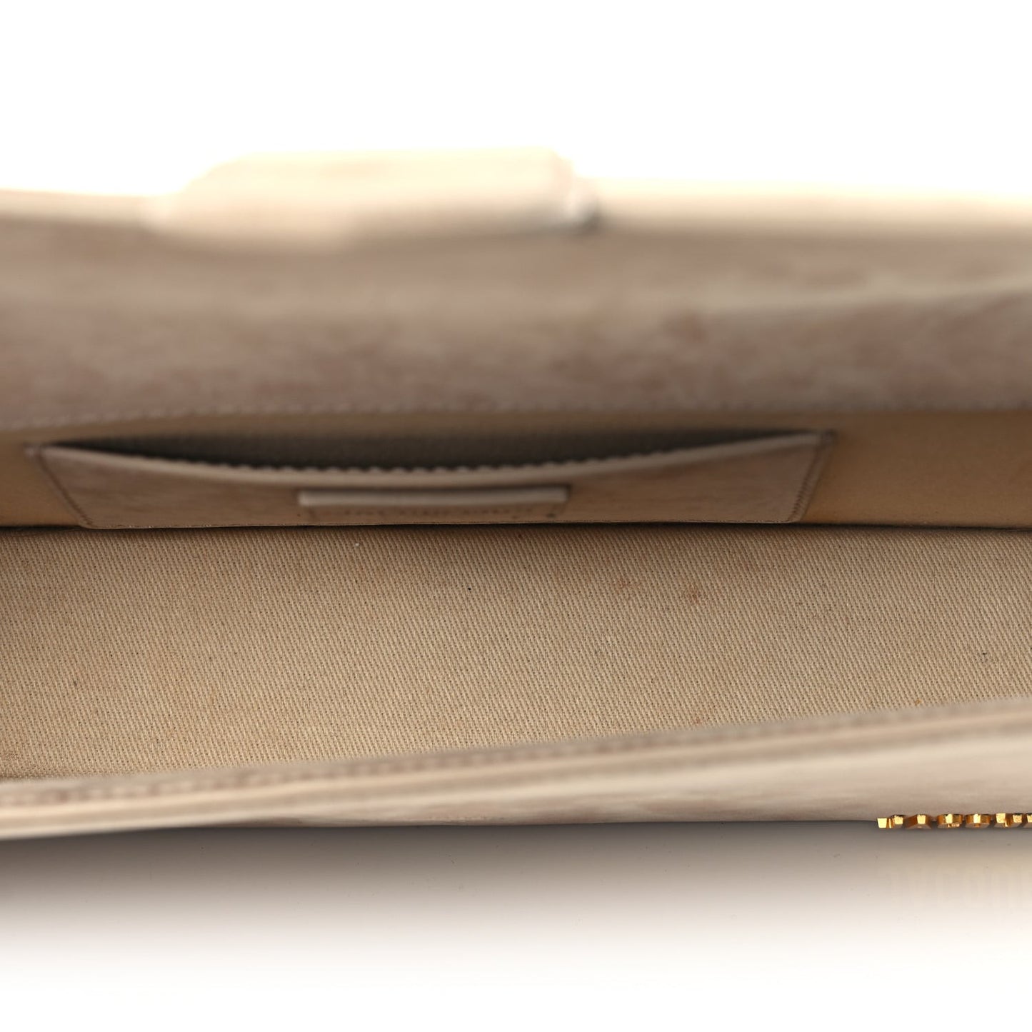Suede Le Bambino Long Dark Beige