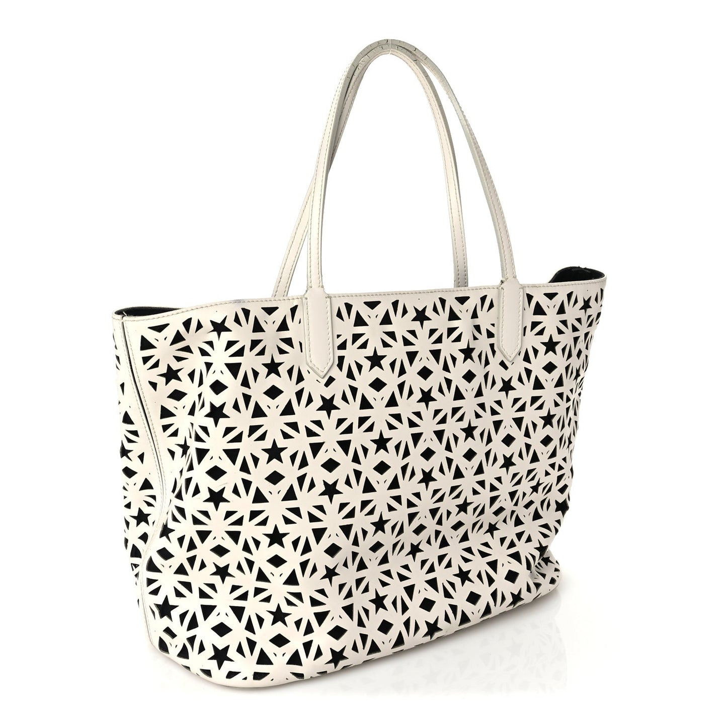 Calfskin Lazer Cut Medium Antigona Tote
