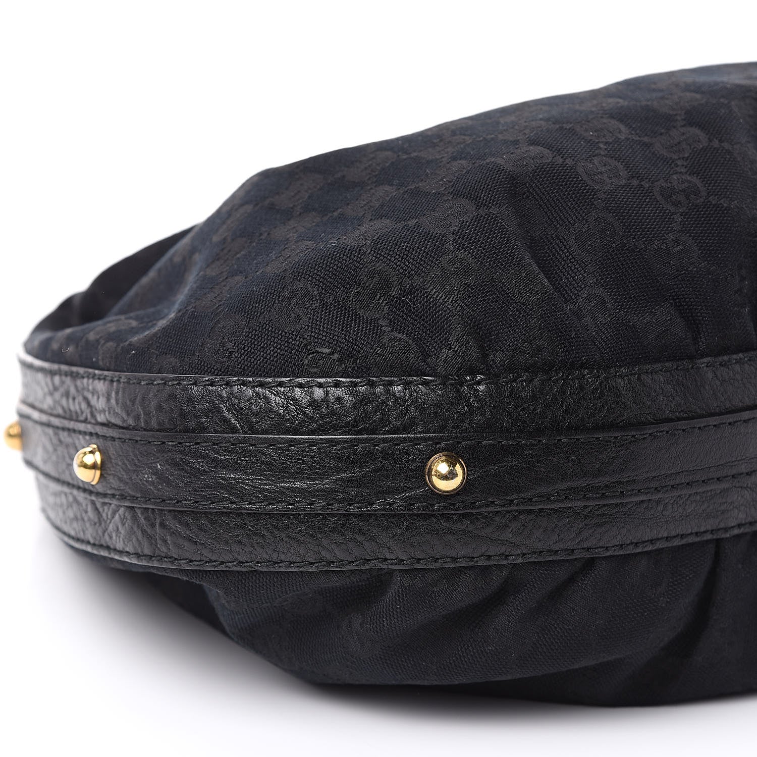 Gucci Monogram Medium Interlocking Hobo Black 8 of 10