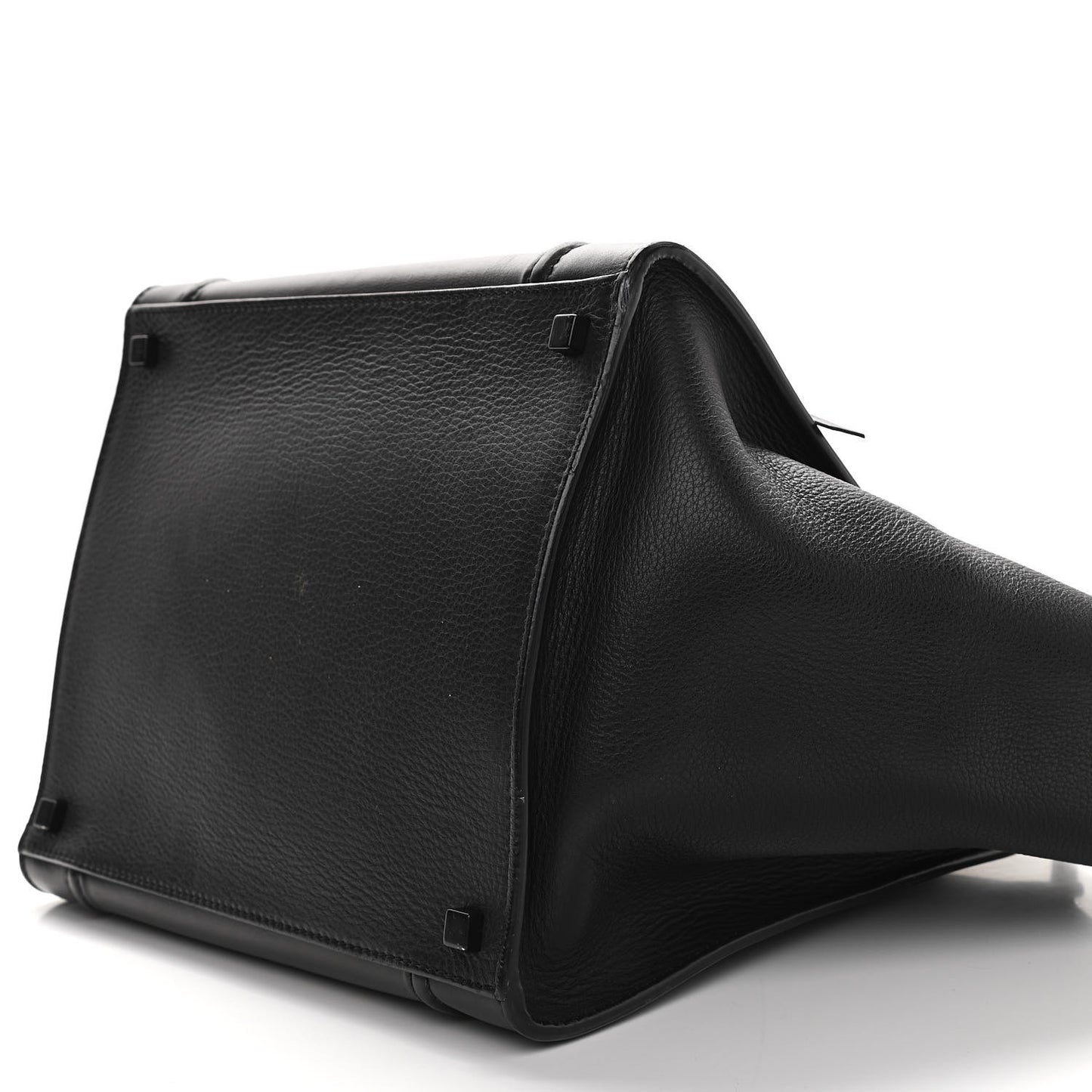 Smooth Calfskin Medium Phantom Luggage Black