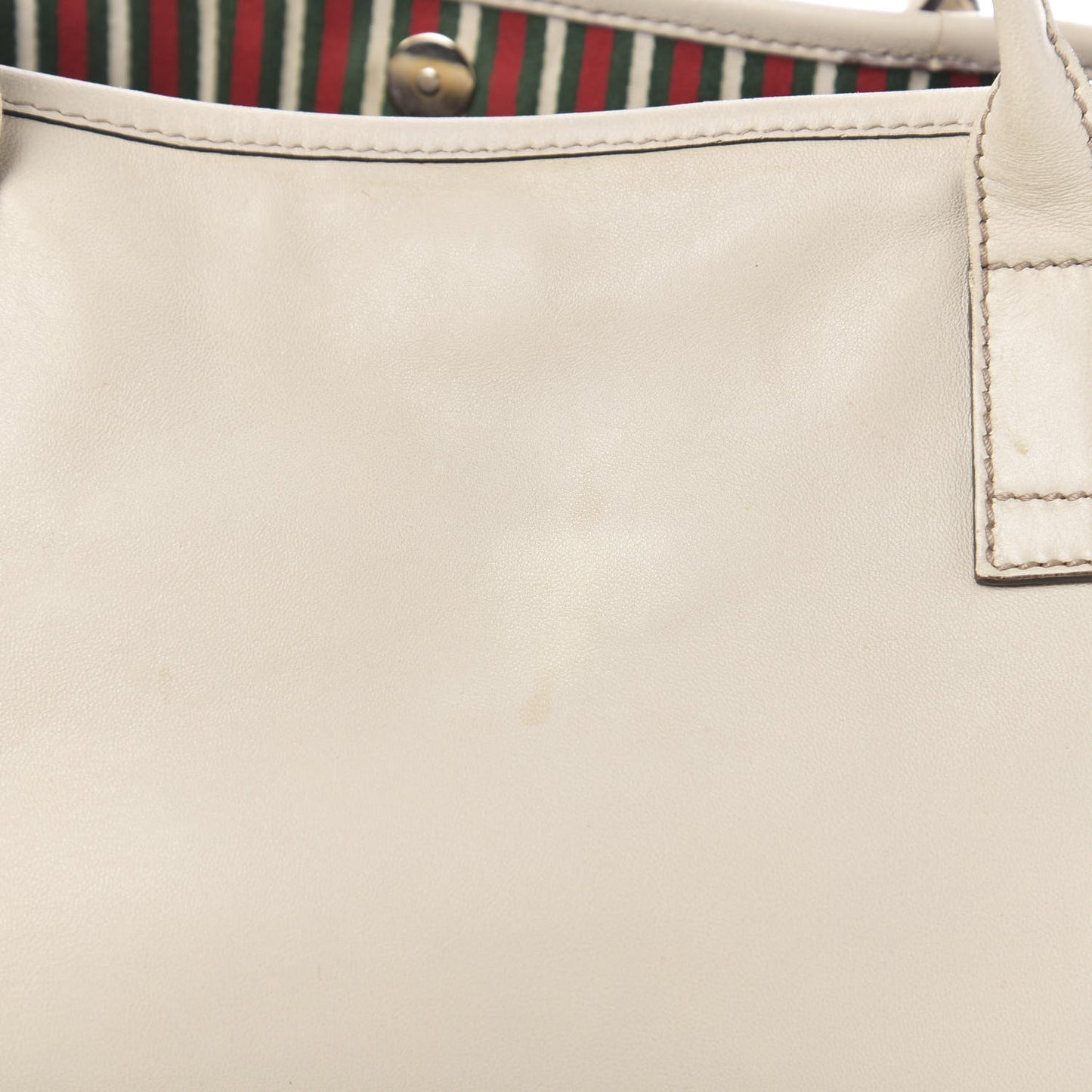 Calfskin Medium New Britt Tote Off White