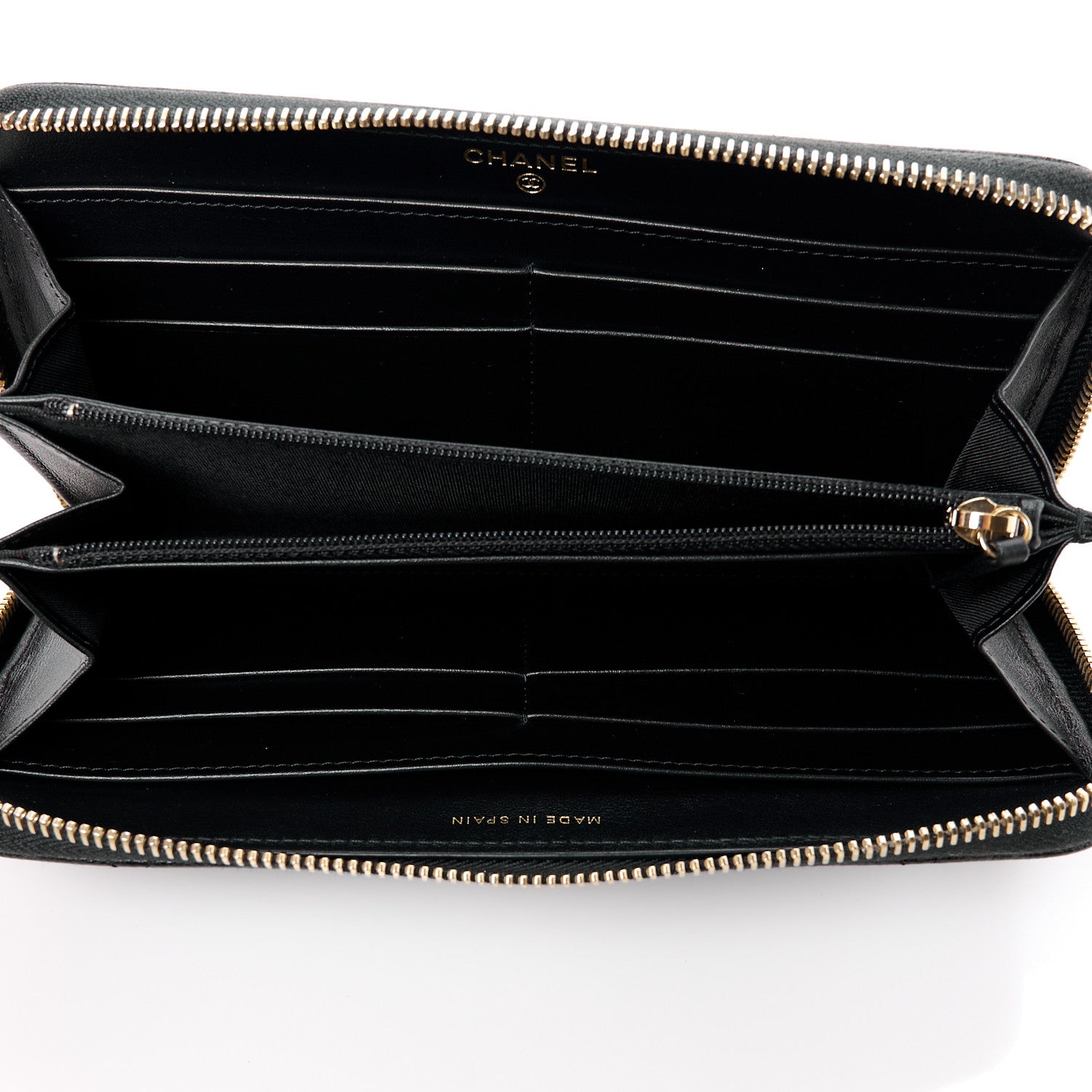 Chanel Caviar Quilted Pearl Coco Candy Large Gusset Zip Black 5 of 13