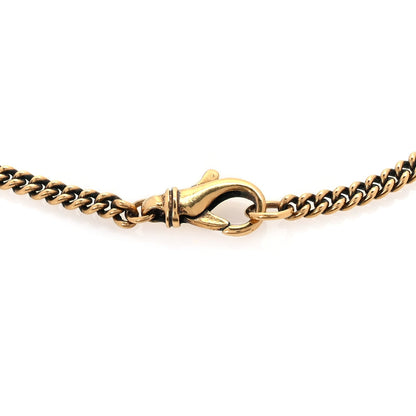 Balenciaga Metal Logo Necklace  Gold 4 of 4