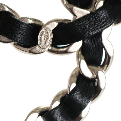 Chanel Lambskin Chain CC Brooch Black Gold 4 of 4