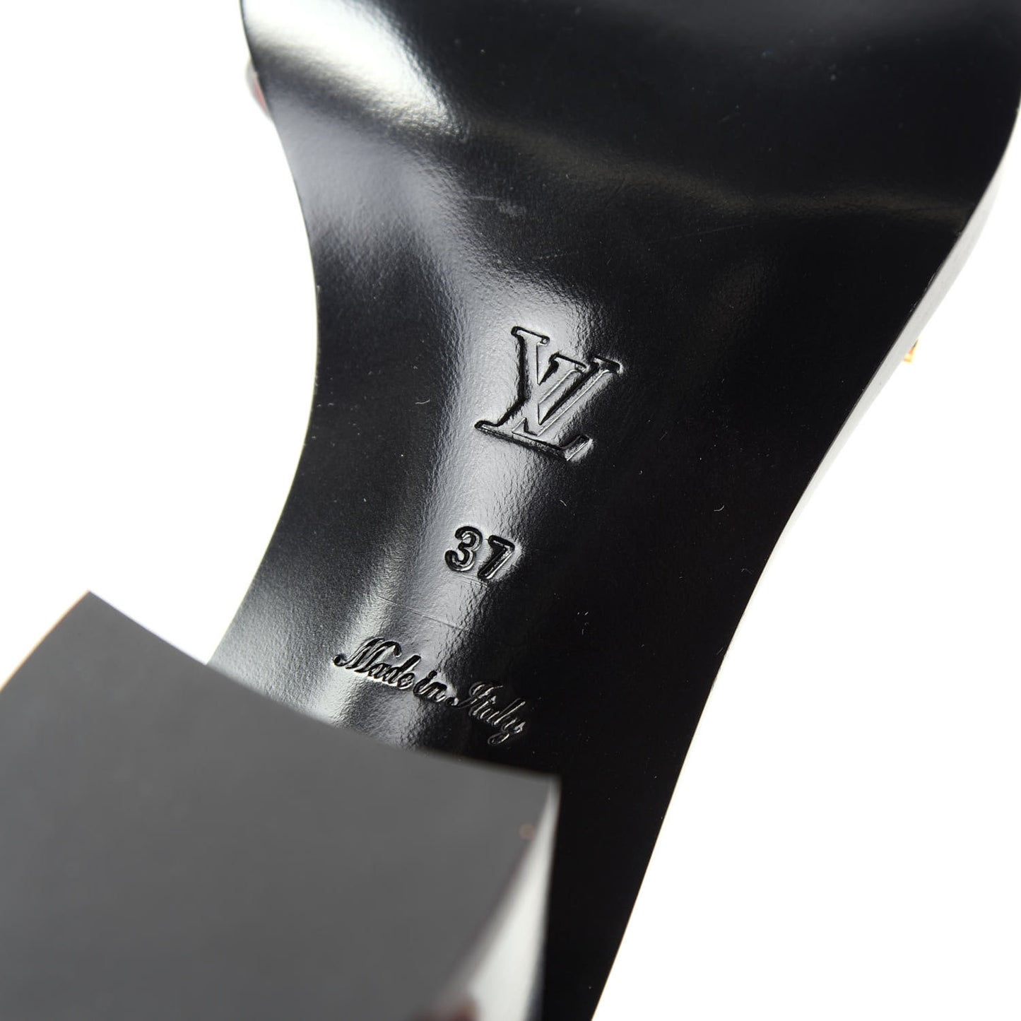 Calfskin Monogram Passenger Sandals 37 Black