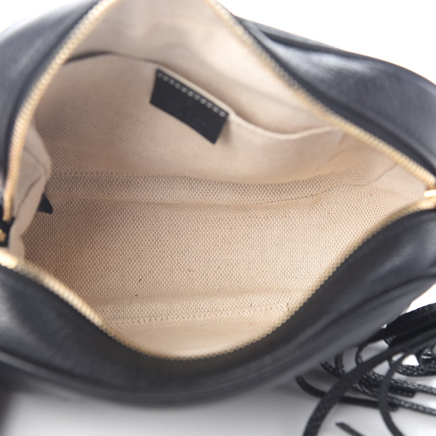 Gucci Pebbled Calfskin Small Soho Disco Bag Black 5 of 9