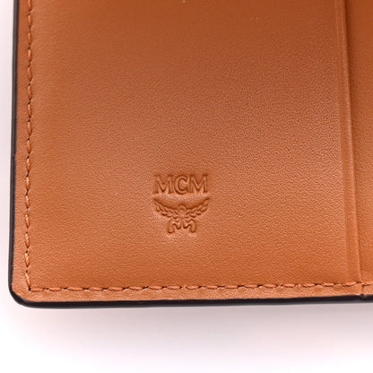 MCM Visetos Original Mini Chain Wallet Cognac 5 of 7
