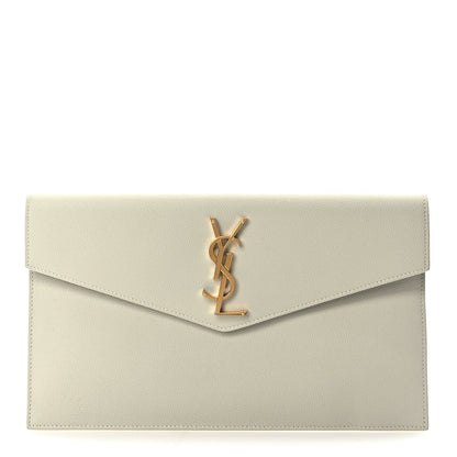 Saint Laurent Grain De Poudre Uptown Pouch Crema Soft 1 of 7