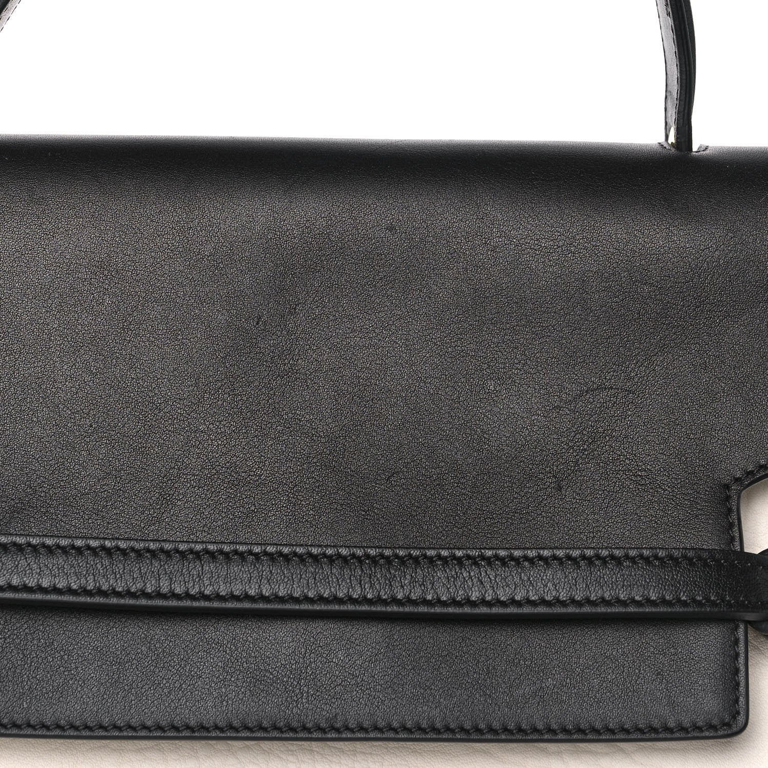 Celine Bullhide Mini Belt Bag Black White 11 of 11