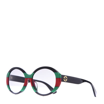 Gucci Round Web Sunglasses GG0279SA Black Green 1 of 15