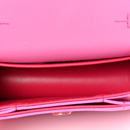 Bulgari Calfskin Serpenti Forever Micro Bag Pink 4 of 5