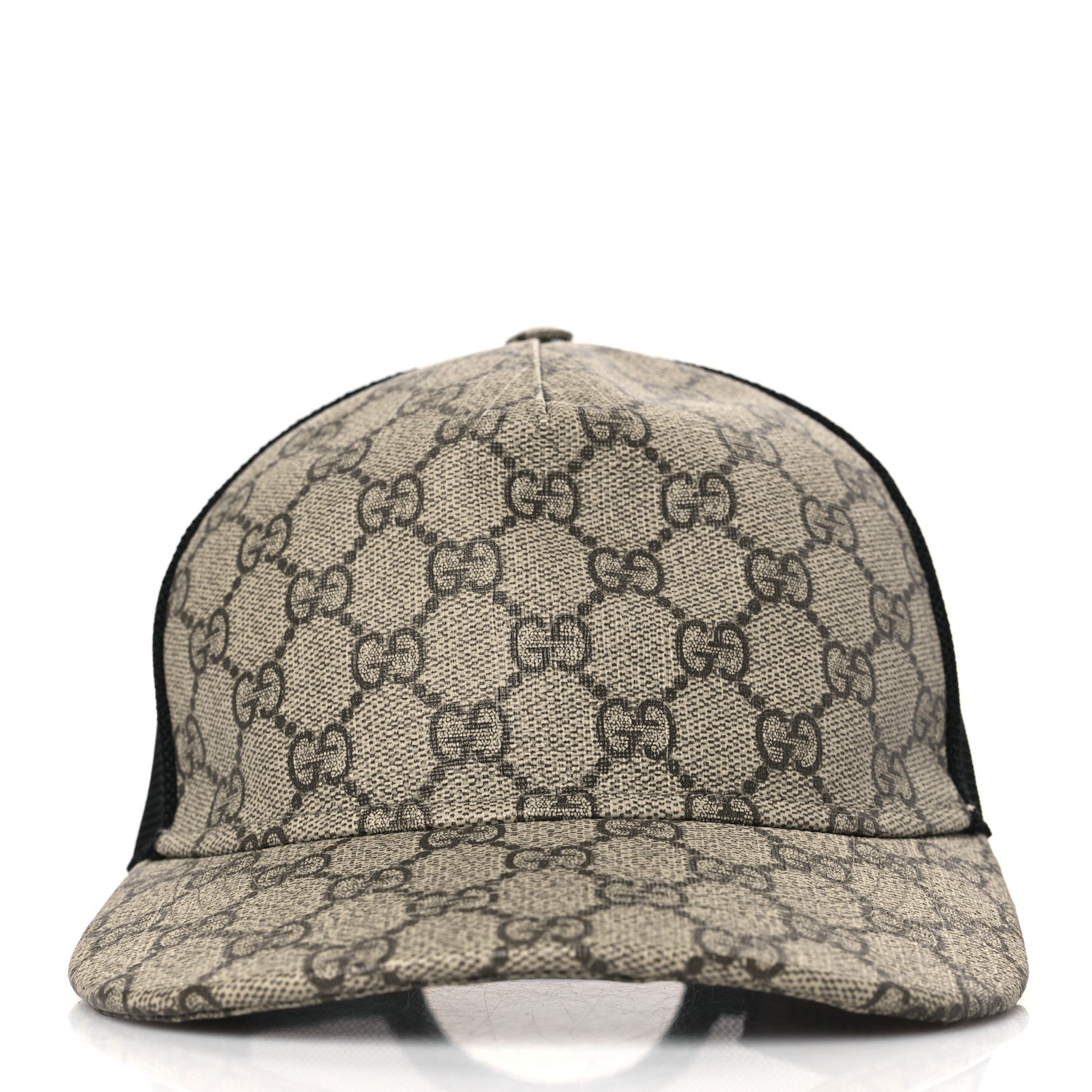 Gucci GG Supreme Monogram Baseball Hat M 58 Beige 2 of 9