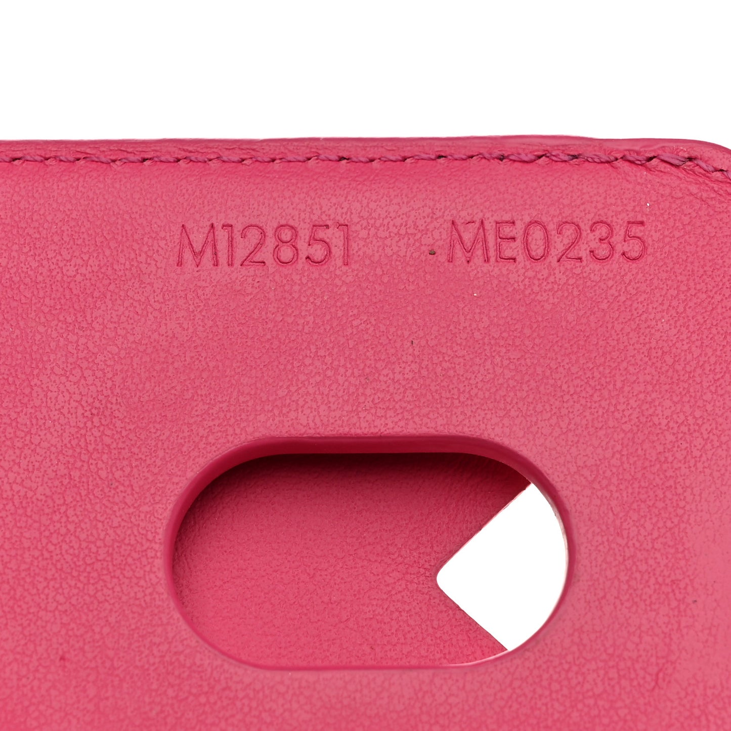 Monogram Macassar Magnetic Card Holder Pondichery Pink