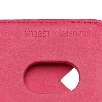 Louis Vuitton Monogram Macassar Magnetic Card Holder Pondichery Pink 7 of 8