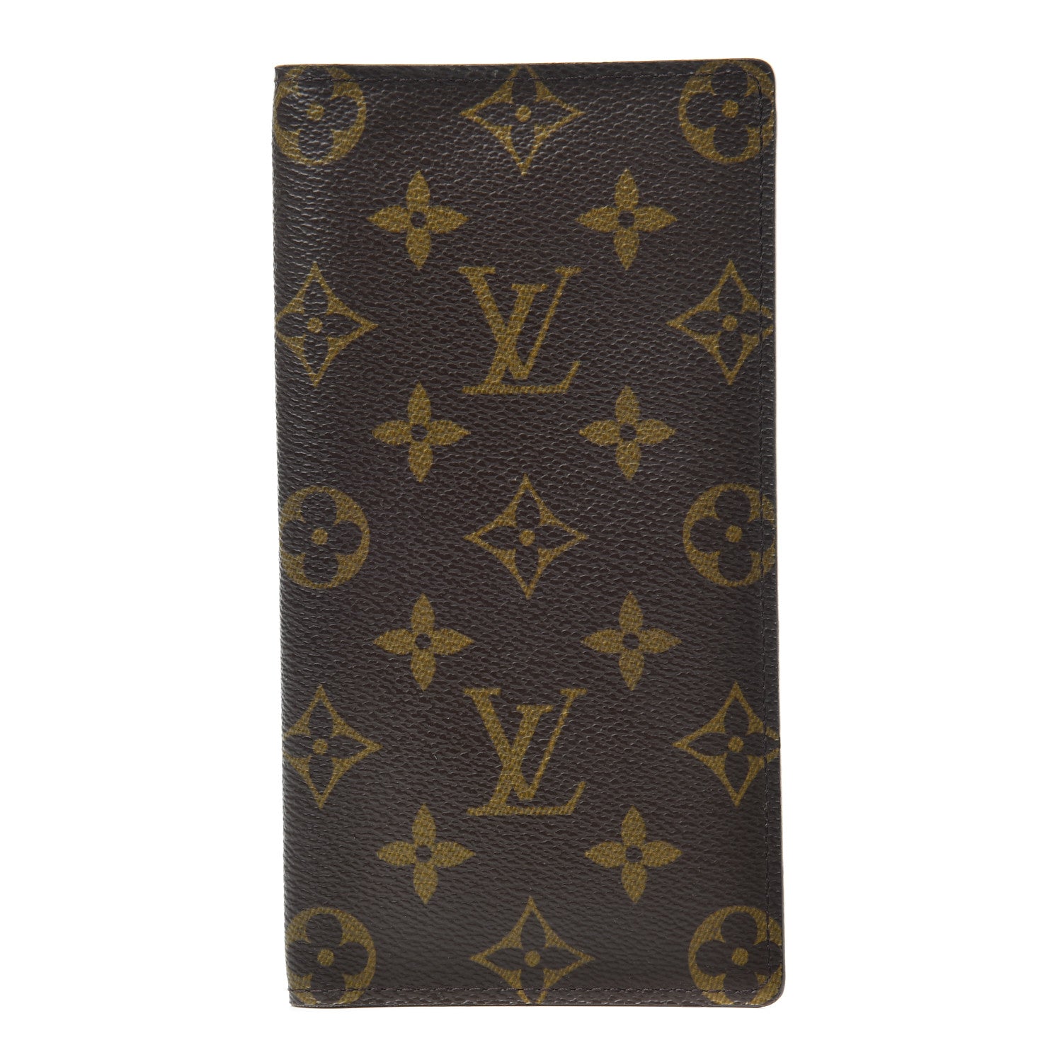 Louis Vuitton Monogram Porte Valeurs Checkbook Wallet 1 of 8