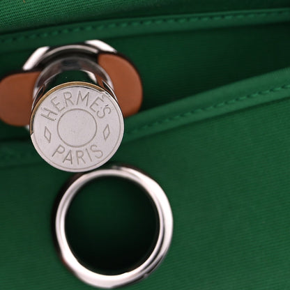 Hermes Vache Hunter Toile Herbag Zip 31 PM  Bambou Natural 6 of 11