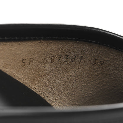 Saint Laurent Smooth Calfskin Le Maillon Clogs 39 Black 7 of 7