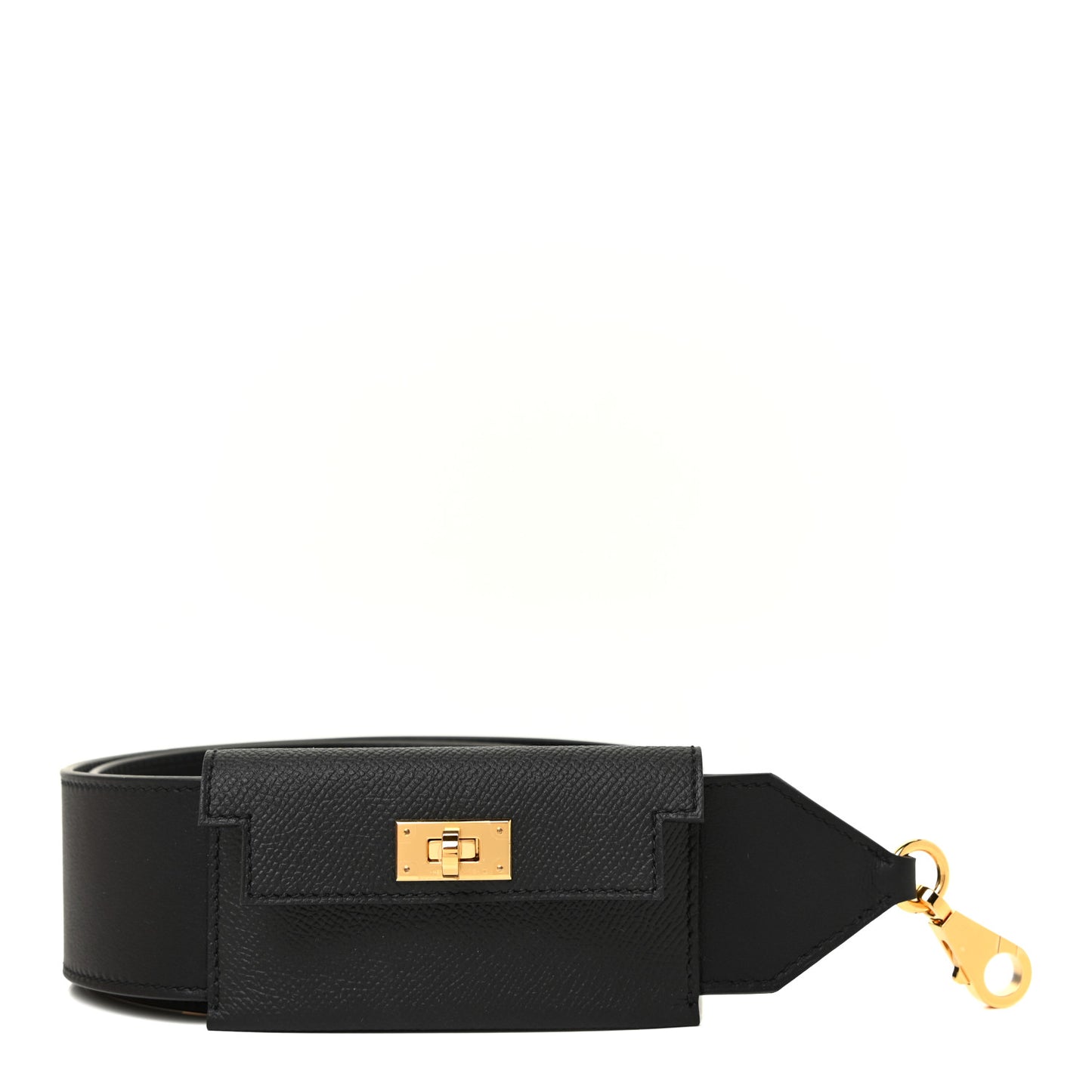 Swift Epsom Pocket Kelly Shoulder Strap Black