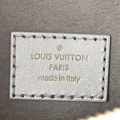 Louis Vuitton Lambskin Embossed Monogram Coussin BB Silver 7 of 10