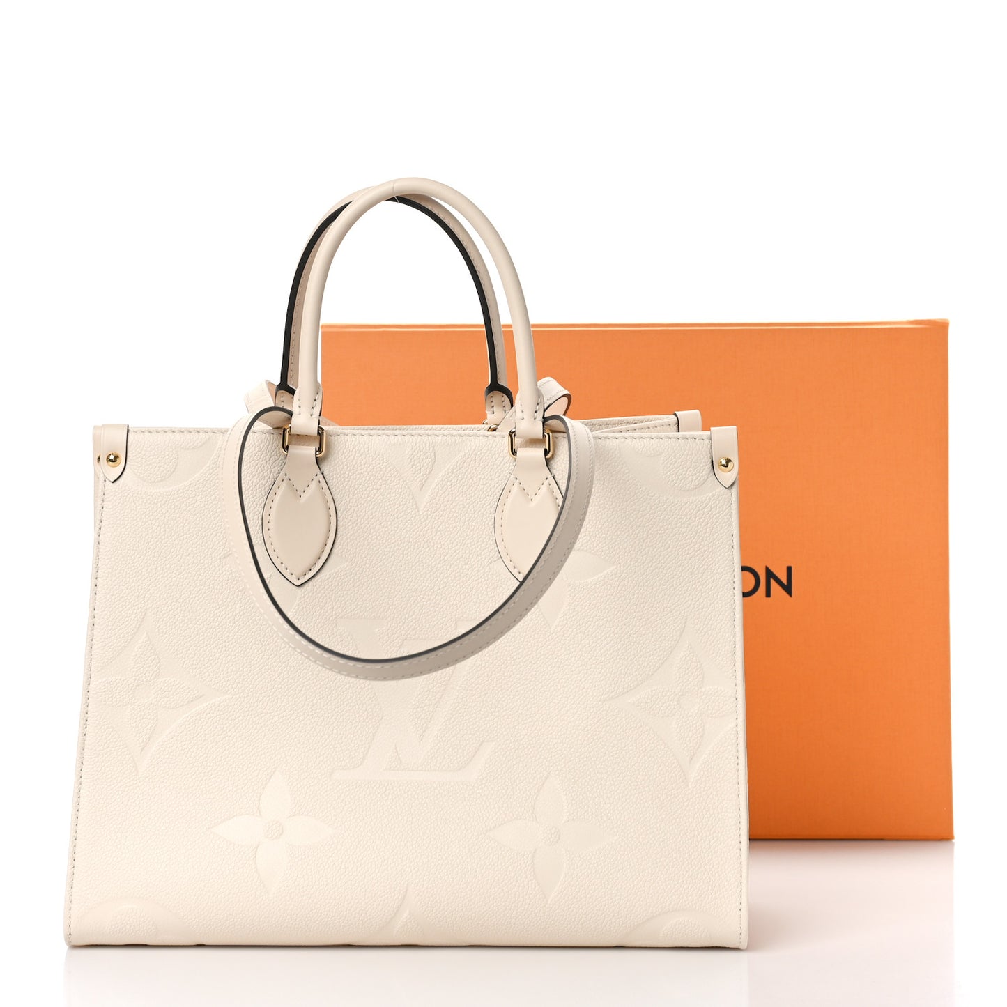 Empreinte Monogram Giant Onthego MM Creme