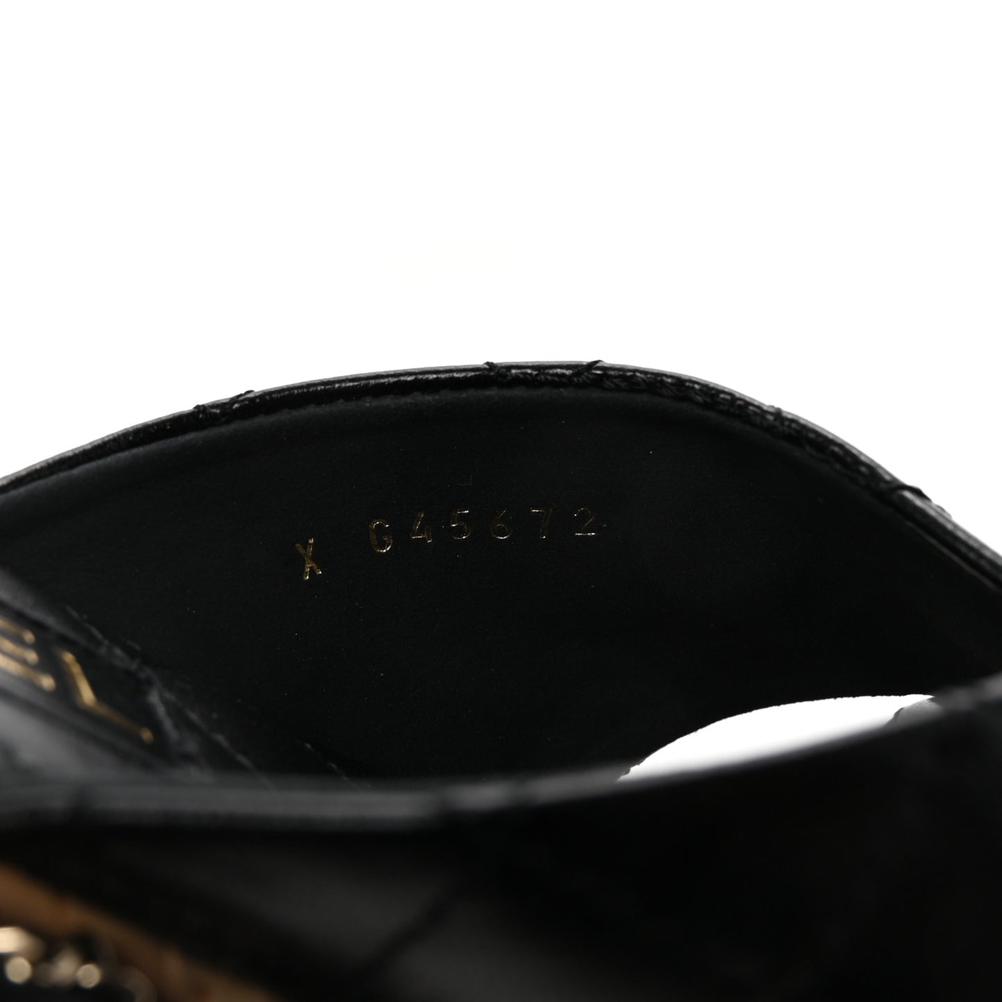 Lambskin Quilted Chain CC Sandals 40 Black