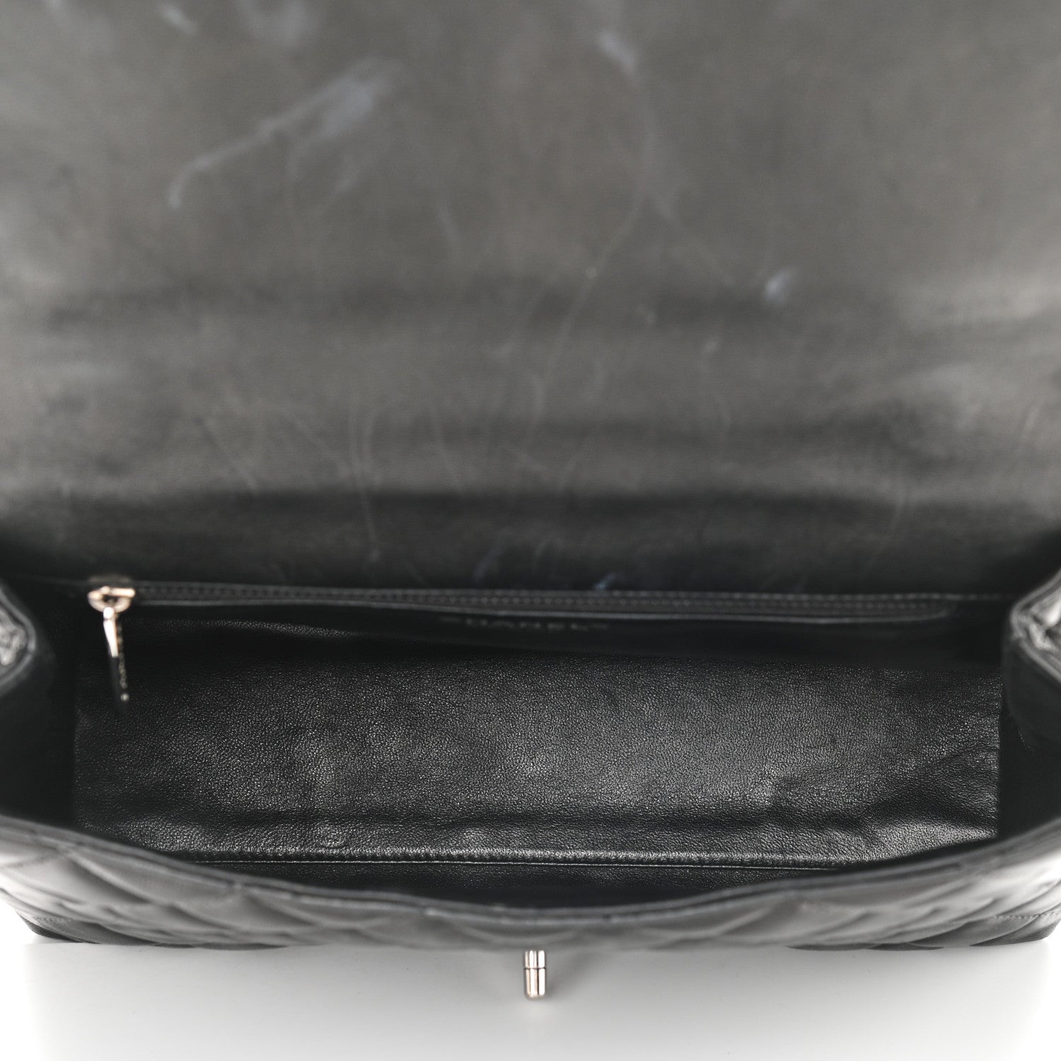 Chanel Lambskin Quilted Kelly Jumbo Flap Bag Black 4 of 16