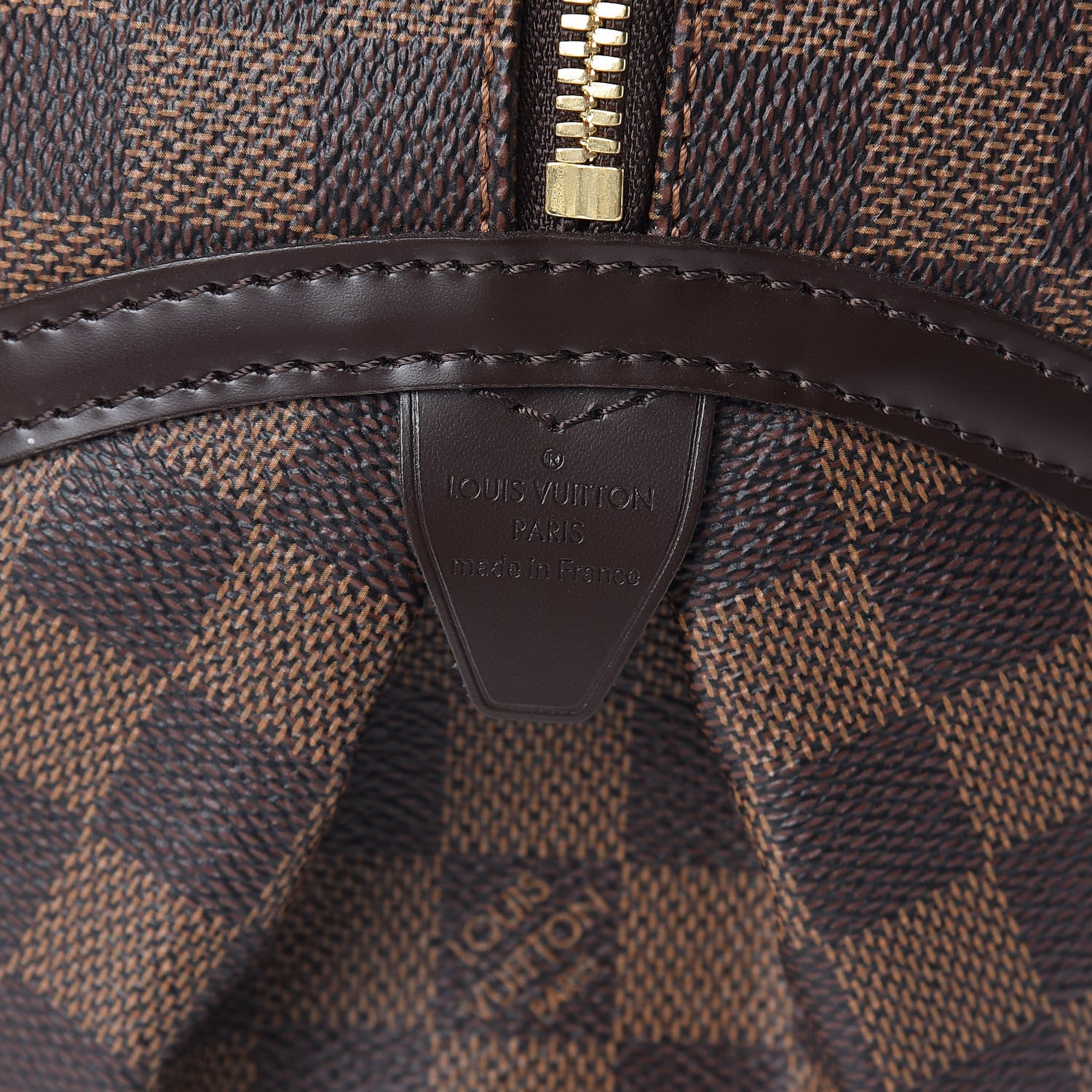 Louis Vuitton Damier Ebene Rivington GM 6 of 9