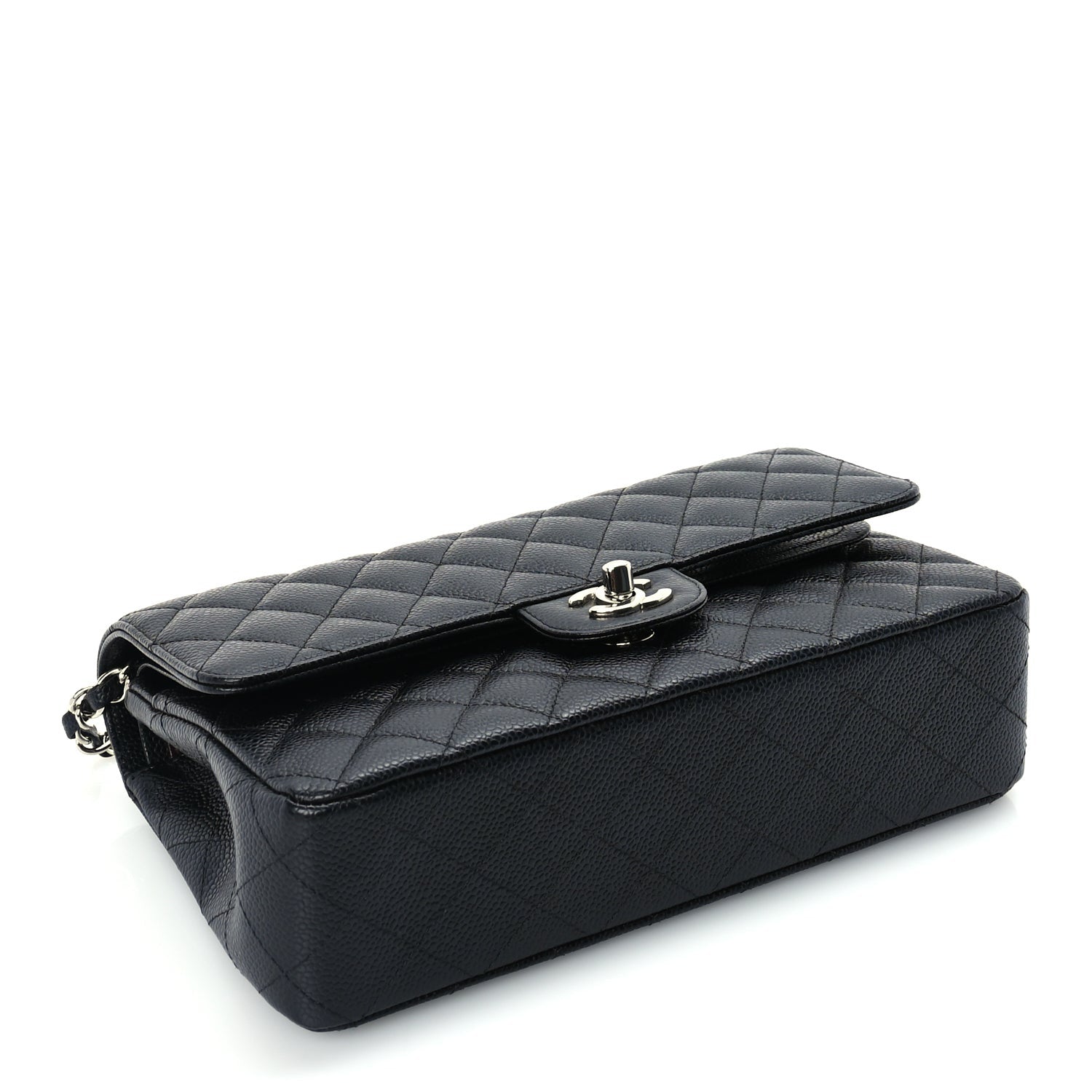 Chanel Caviar Quilted Medium Double Flap Black 3 of 9