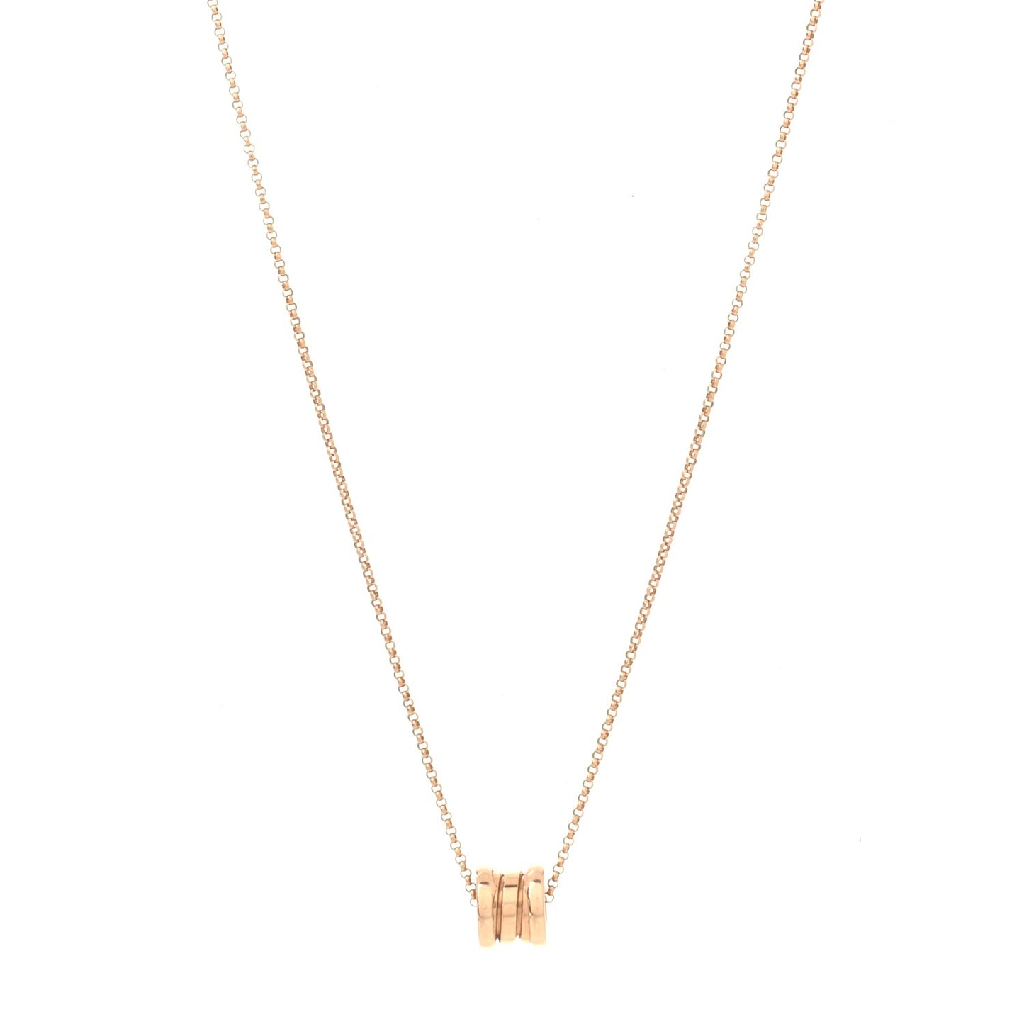 18K Rose Gold B.Zero1 Pendant Necklace