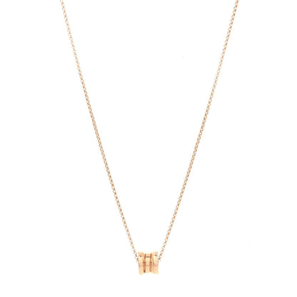 Bvlgari 18K Rose Gold B.Zero1 Pendant Necklace 2 of 6