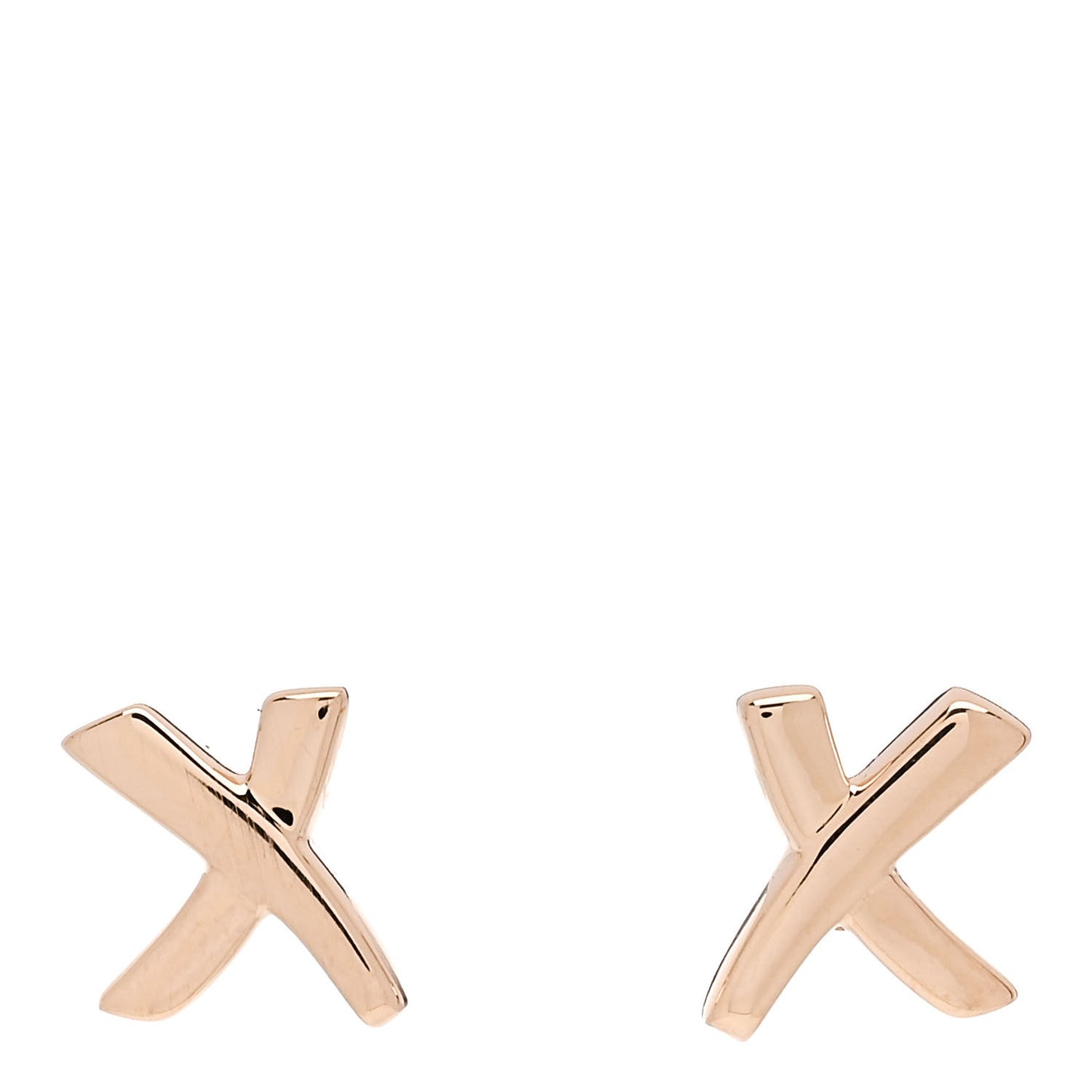 18K Rose Gold Small Paloma's Graffiti X Earrings