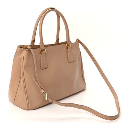Prada Saffiano Lux Medium Tote  Sabbia 2 of 8