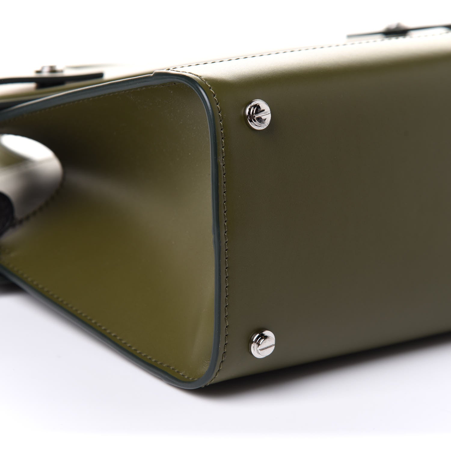 Givenchy Smooth Calfskin Small Horizon Satchel Khaki 11 of 12