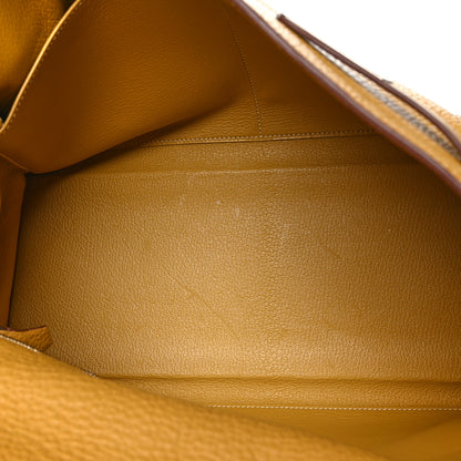 Hermes Taurillon Clemence Kelly Retourne 35 Curry 5 of 13