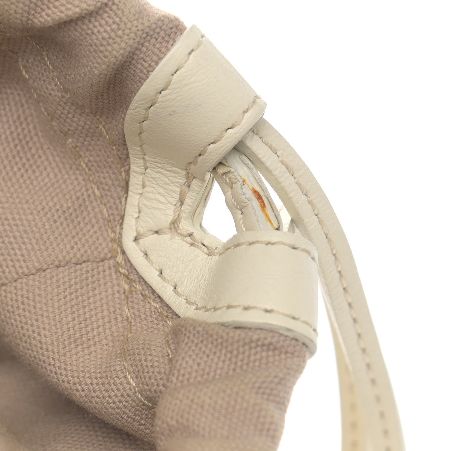 Chloe Smooth Calfskin Mini Roy Bucket Bag Natural White 15 of 15