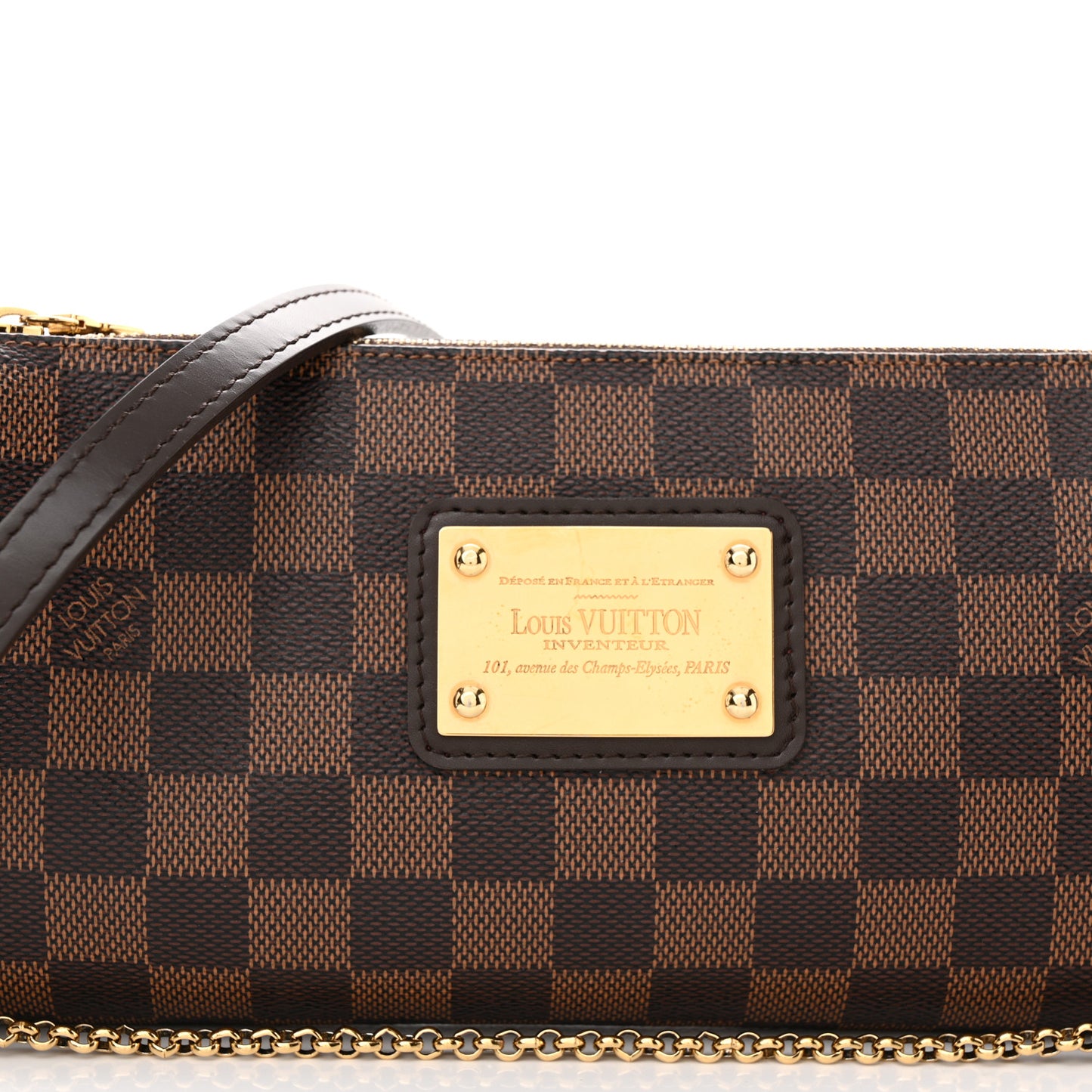 Damier Ebene Eva Clutch