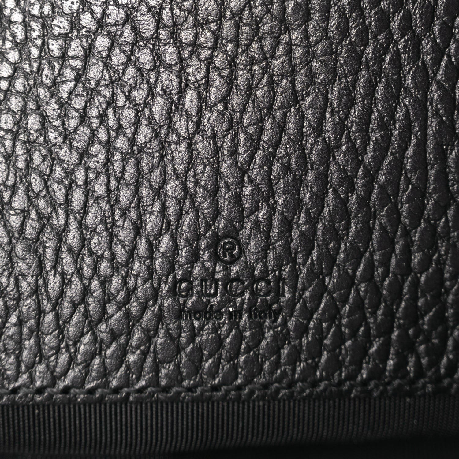 Gucci Dollar Calfskin Super Mini GG Marmont Chain Shoulder Bag Black 5 of 8